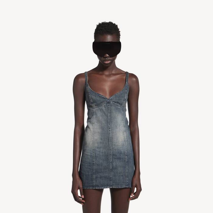 corseted迷你连衣裙