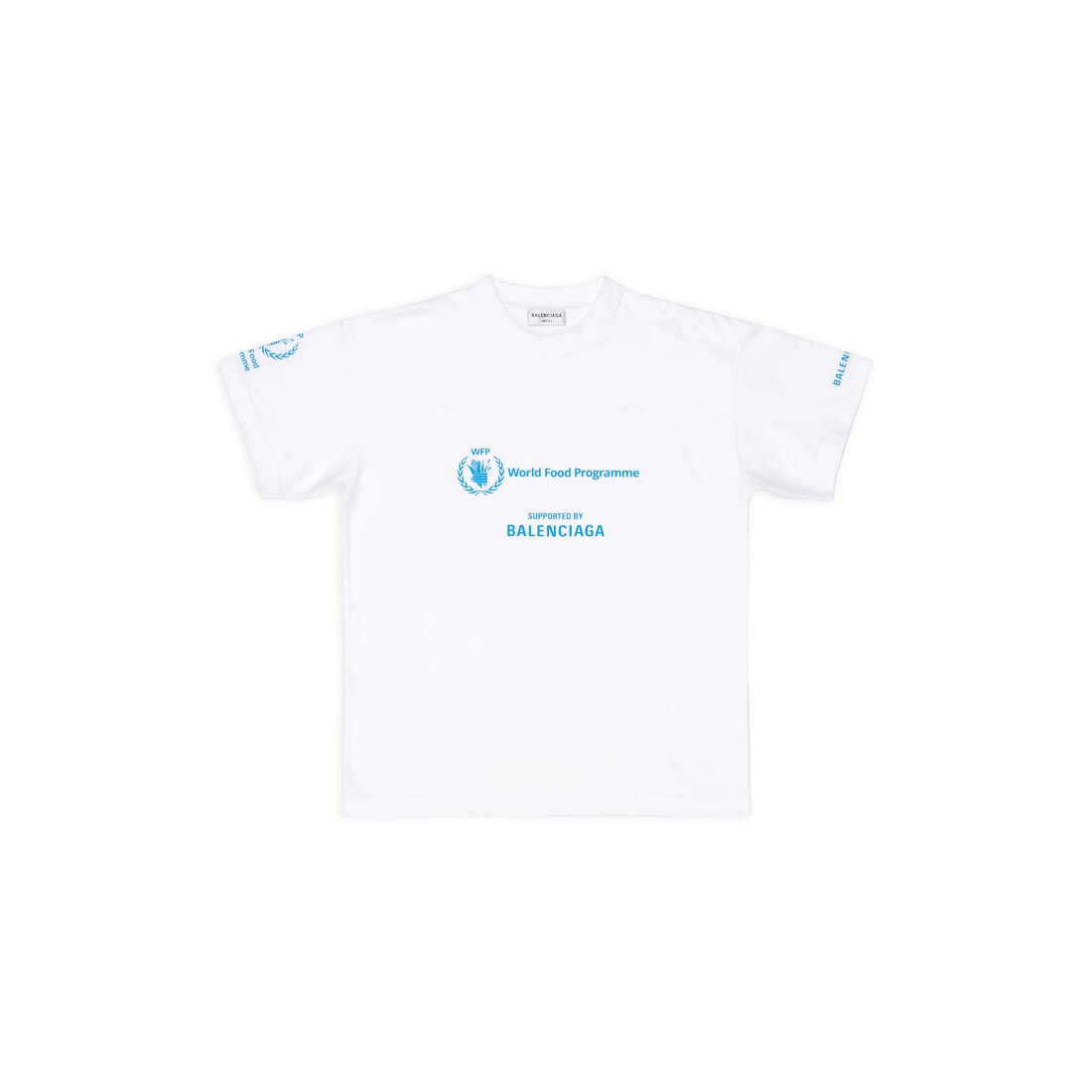 Balenciaga White World Food Programme Tshirt for Men  Lyst Canada