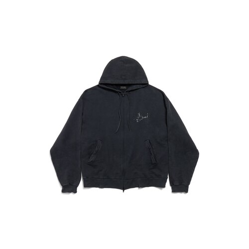 hoodie con cremallera balenciaga music | britney spears series oversized