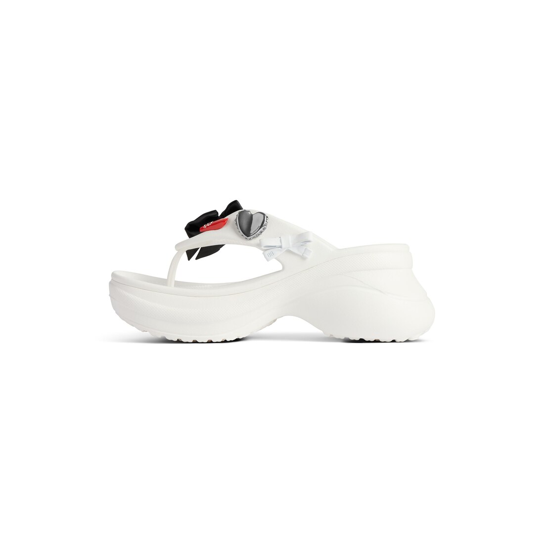 BALENCIAGA クロックス　ホワイト37 ホワイト の ウィメンズ Pool Crocs™ スライドサンダル