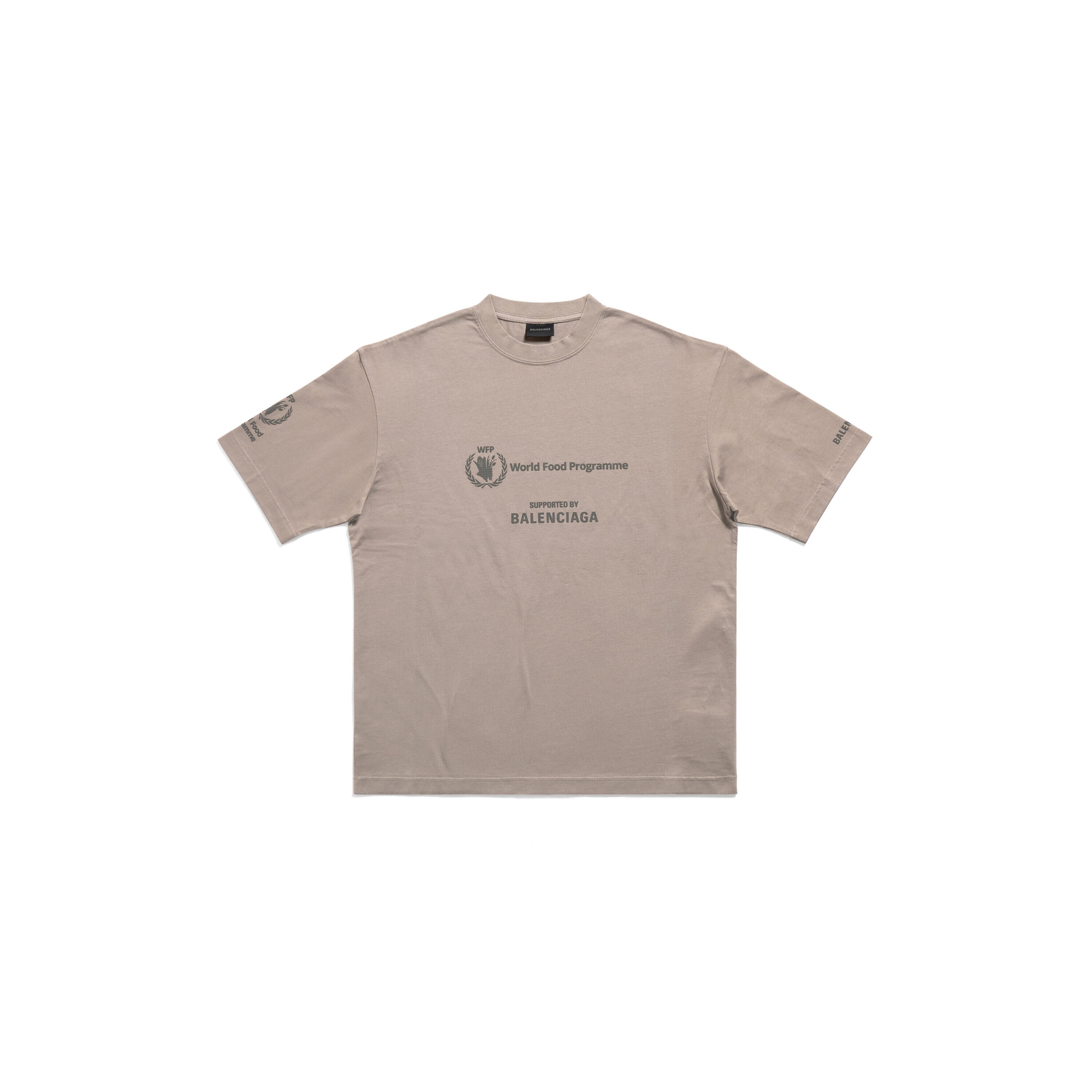 Wfp T シャツ ミディアムフィット で Beige | Balenciaga JP