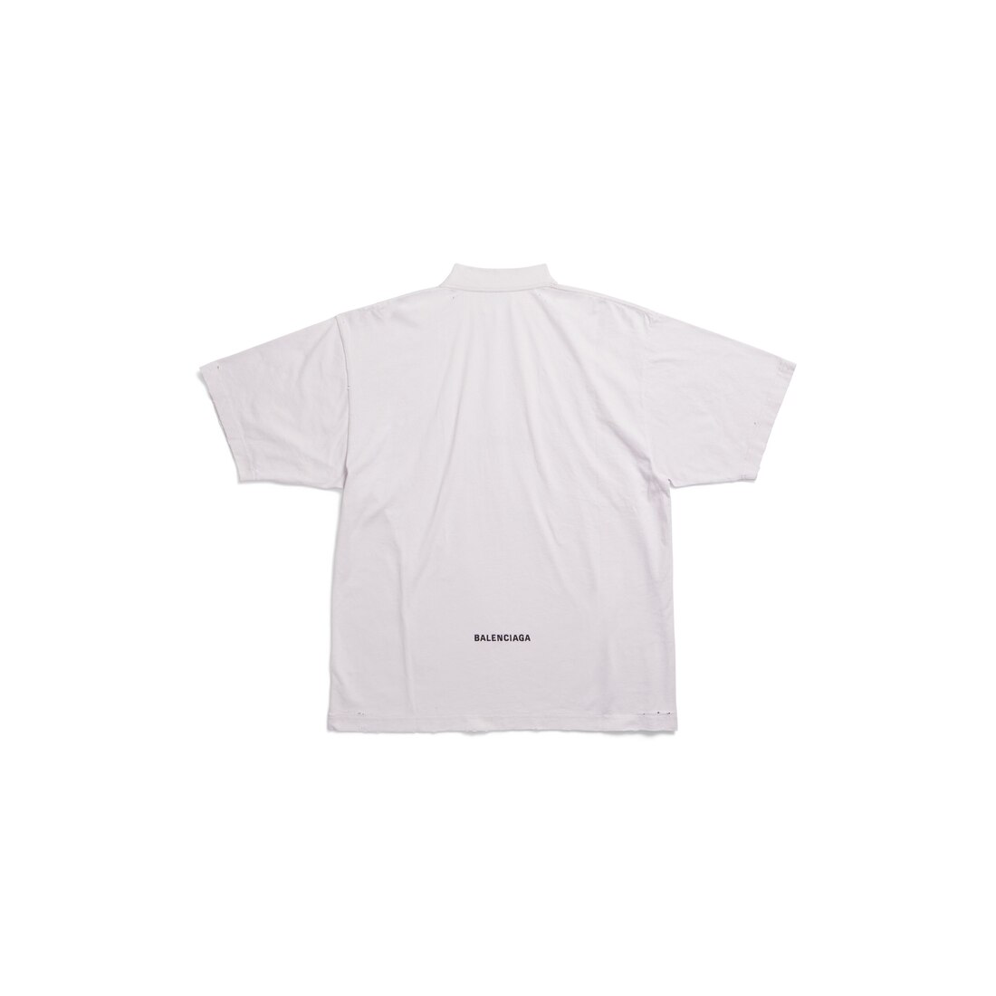 BALENCIAGA Greene Street タイト Tシャツ Greene Street T-shirt Medium Fit in Off White/black