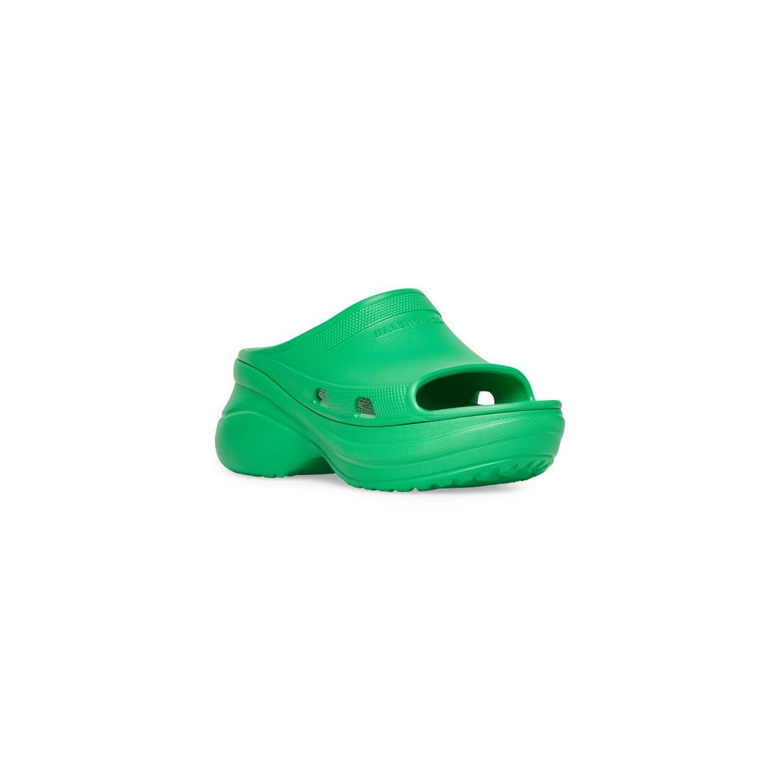 グリーン の ウィメンズ Pool Crocs™ スライドサンダル | Balenciaga JP