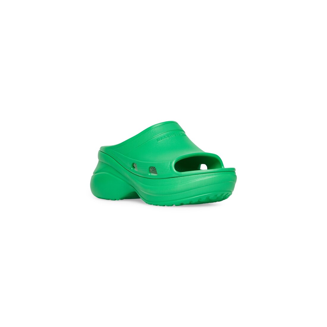 Women's Pool Crocs™ Slide Sandal in Green | Balenciaga US