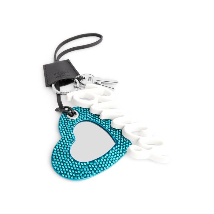 new year series 25 - keychain b heart short lace