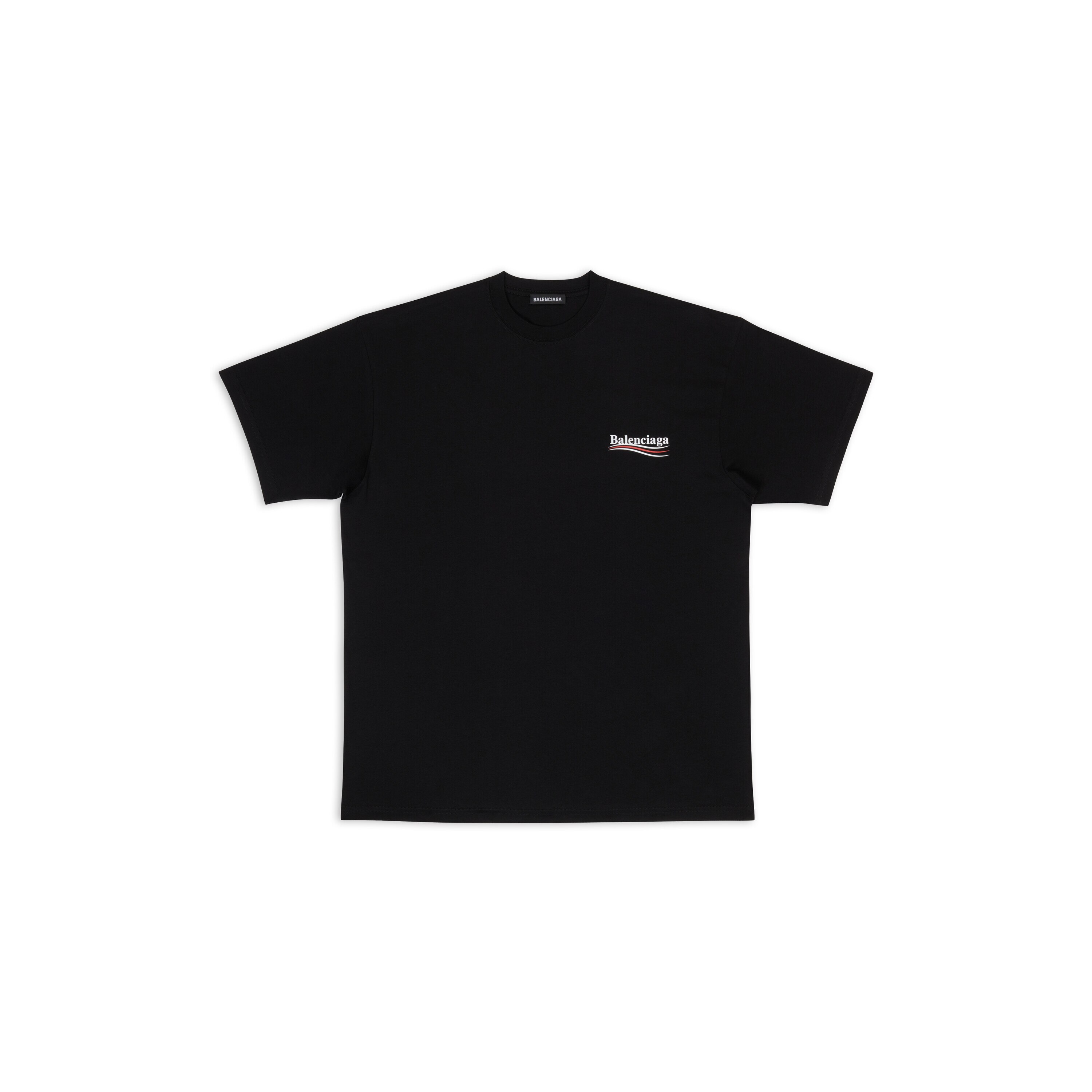 Men S Regular Political Campaign T Shirt In Black Balenciaga Us Men S Regular Political Campaign T Shirt In Black Balenciaga Us
