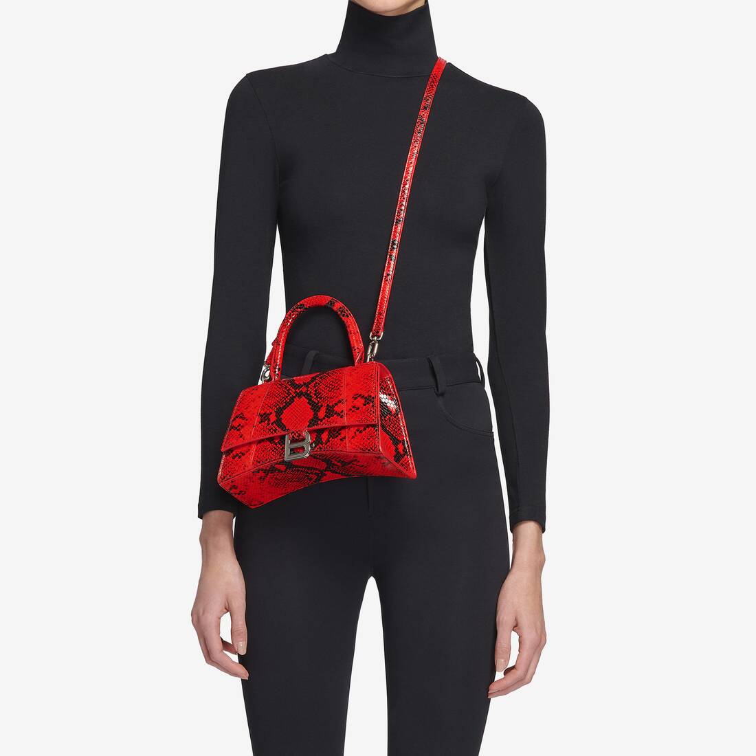 Hourglass small handbag