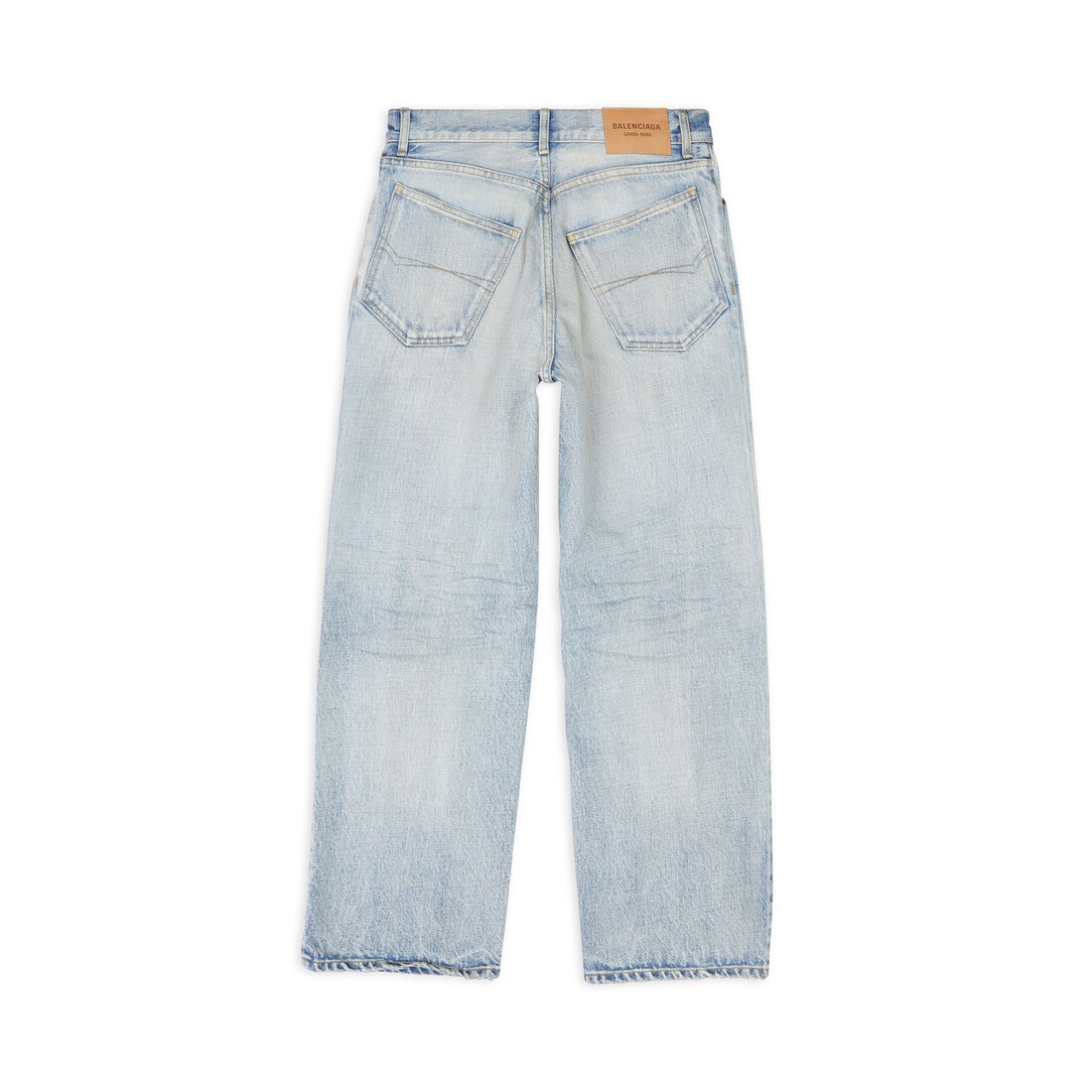 Women's Ankle Cut Jeans in Light Blue | Balenciaga US