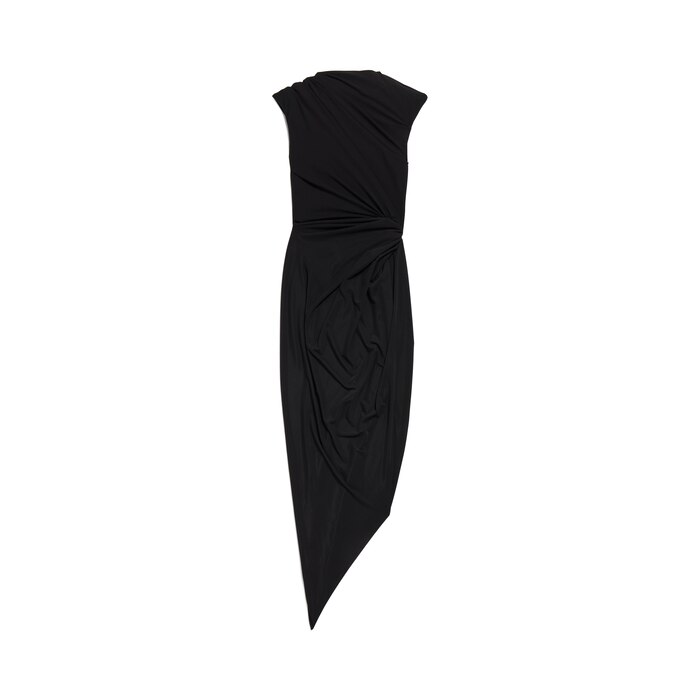 draped dress