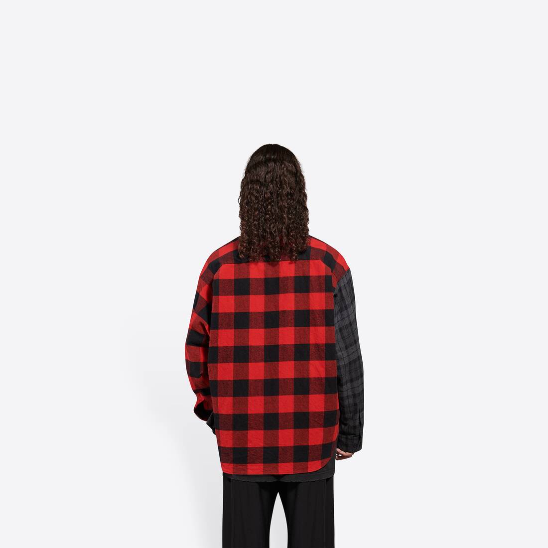 balenciaga patchwork hoodie