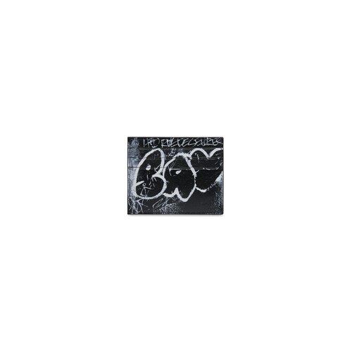 cash card holder with split graffiti 