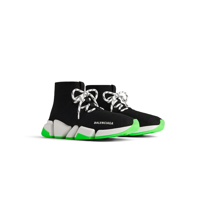 Balenciaga sock shoes green Clearance
