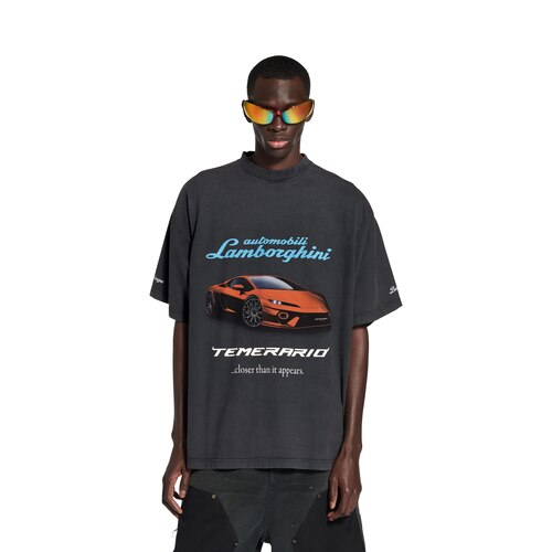 balenciaga i automobili lamborghini oversized t-shirt