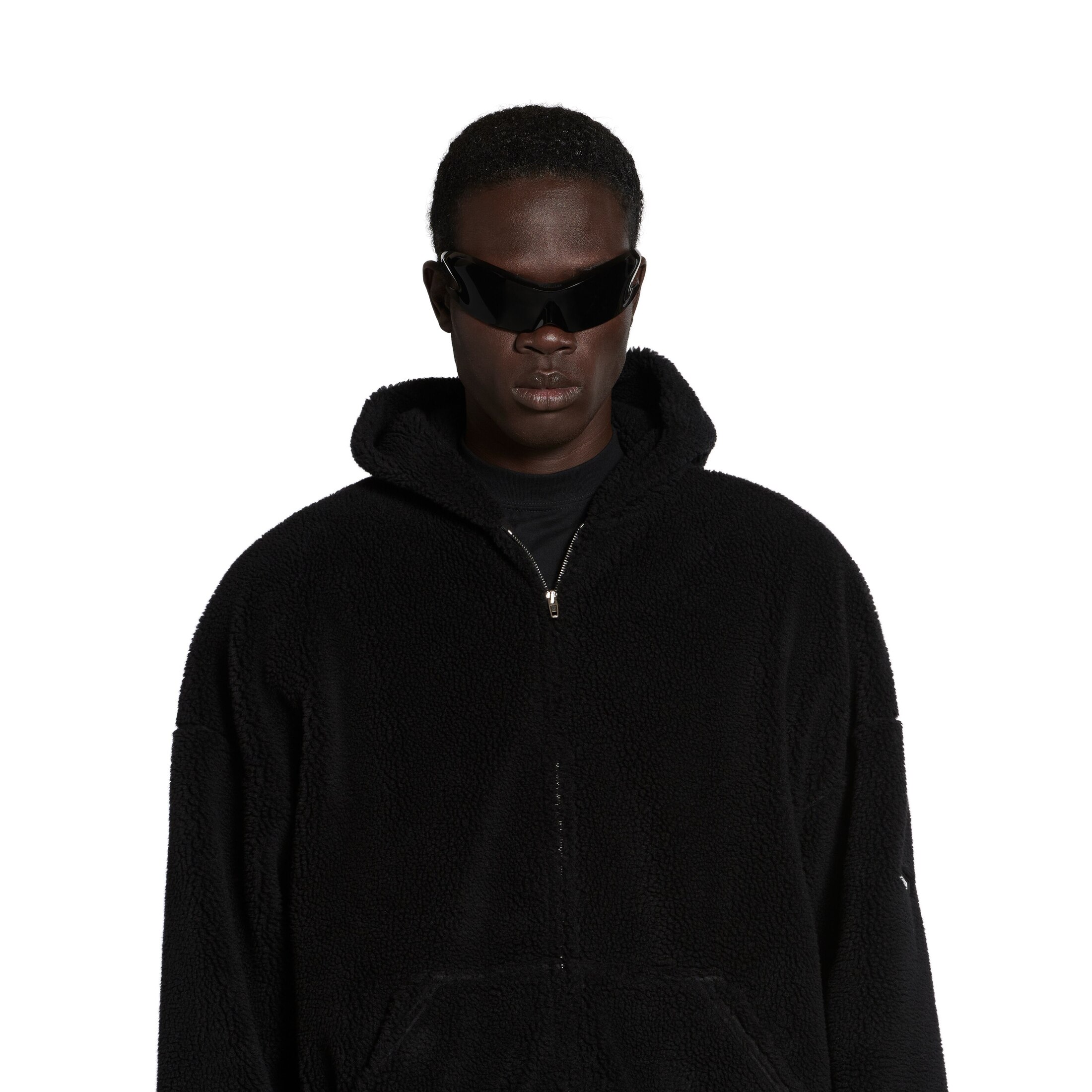 outerwear zip-up hoodie oversized