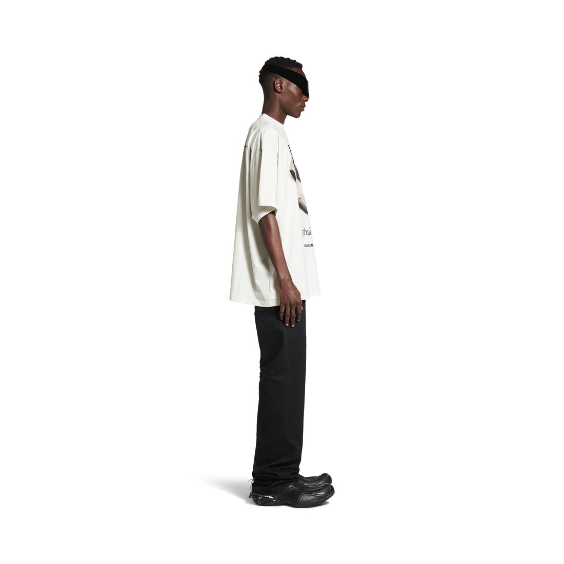BALENCIAGA Basketball Sneaker オーバーサイズ Tシャツ 関送込 ホワイト の ウィメンズ Basketball Series - オーバーサイズ T