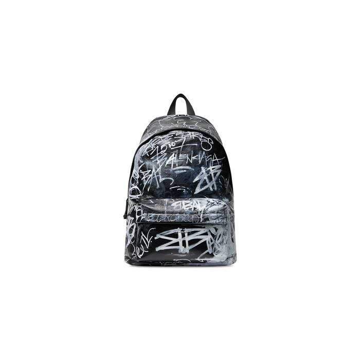 explorer backpack graffiti