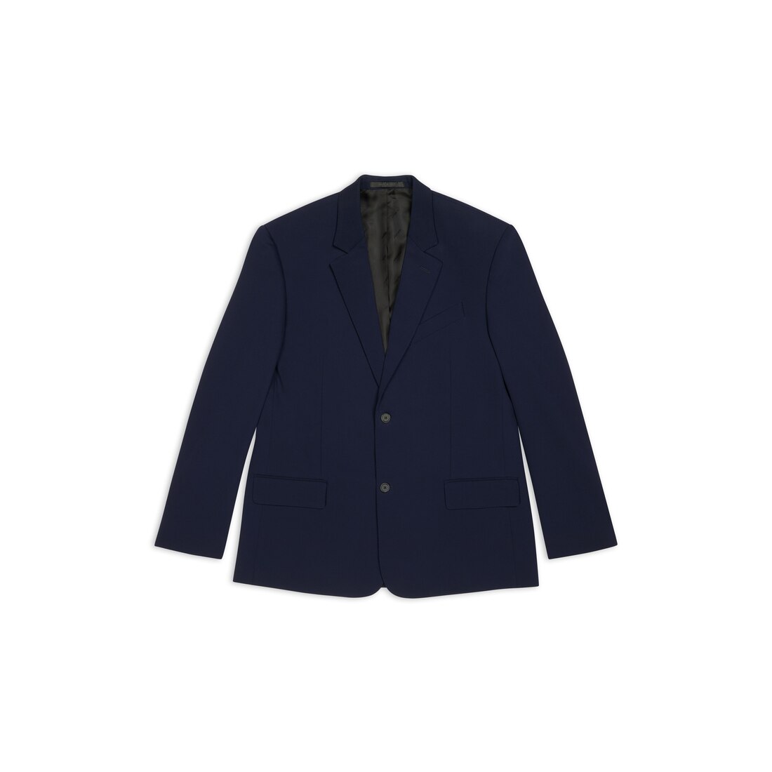 Regular Tailored Jacket in Navy Blue