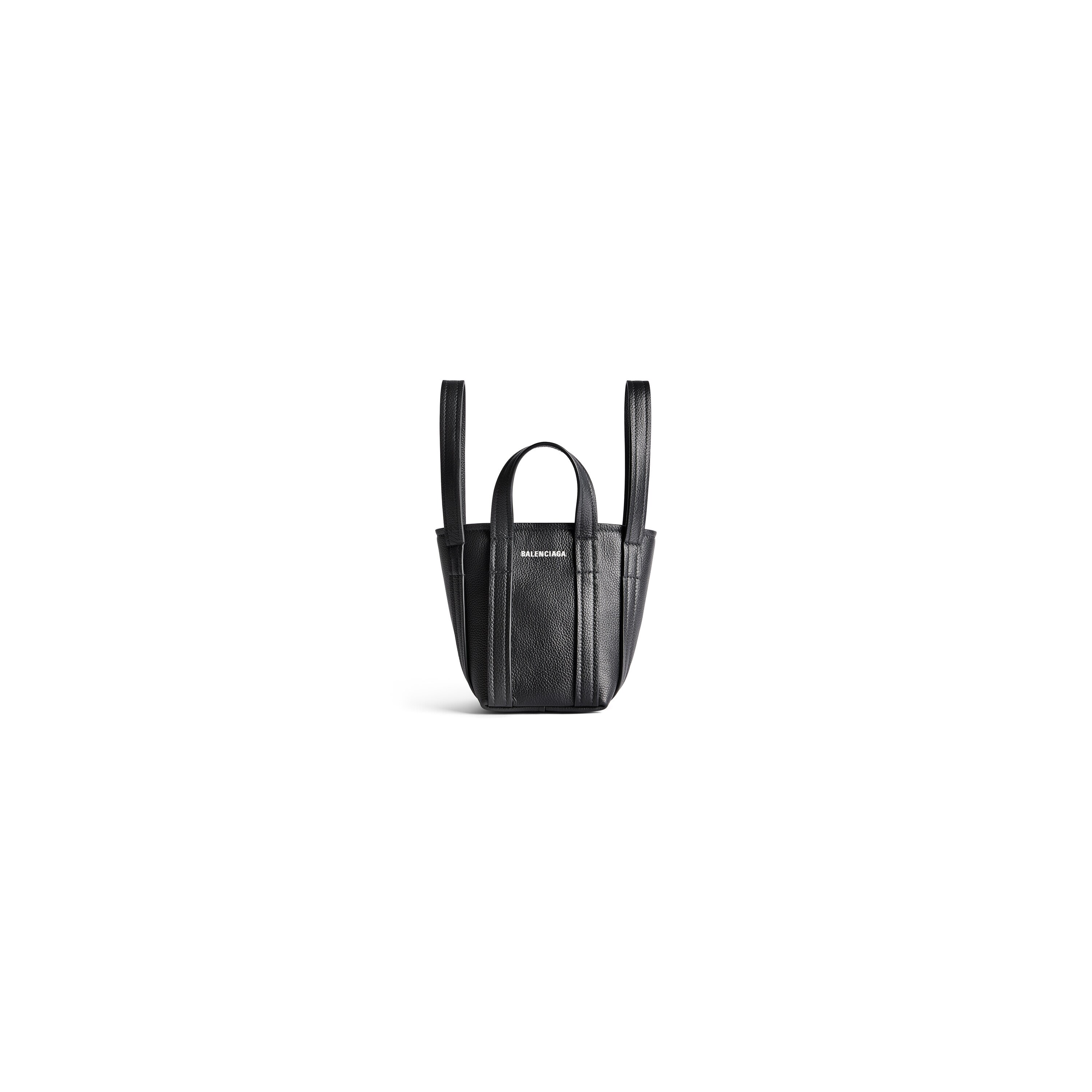 Women s Everyday 2.0 Mini Shoulder Tote Bag in Black Balenciaga US