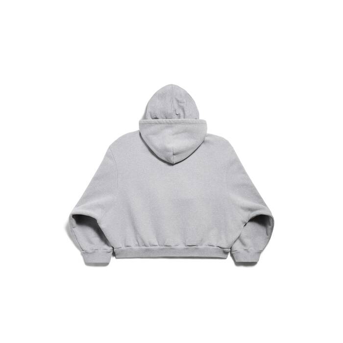 incognito boxy zip-up hoodie large fit