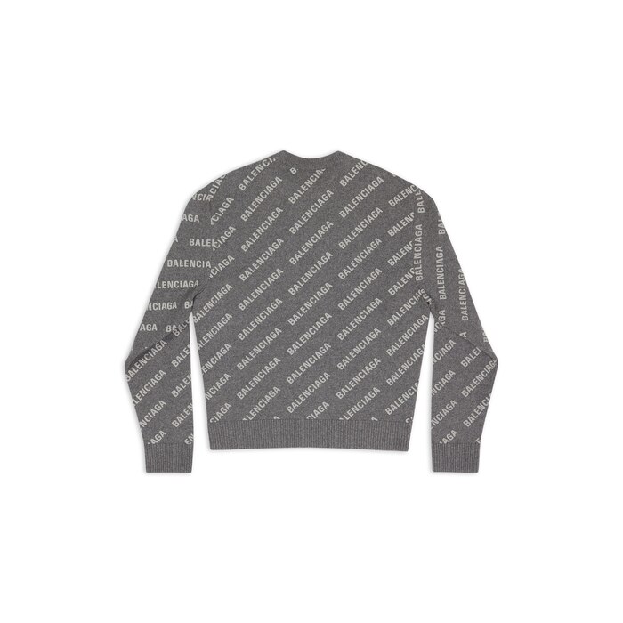 mini allover logo sweater