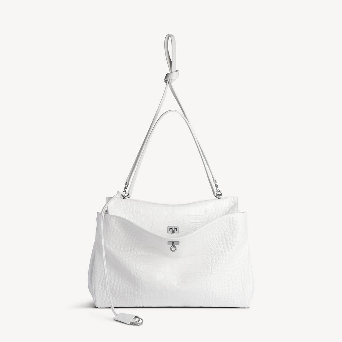 Rodeo Handtasche Gro&szlig; f&uuml;r Damen in Optisches Wei&szlig; | Balenciaga &Ouml;sterreich DE - Image 4