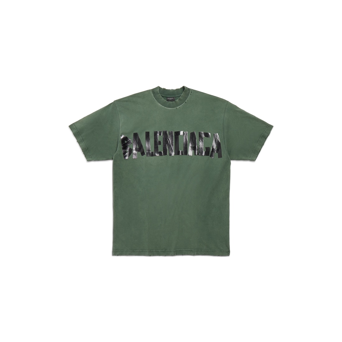 New Tape Type T shirt Medium Fit in Dark Green Balenciaga CA