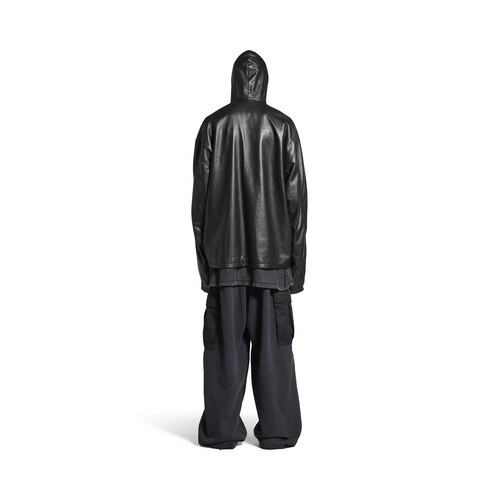 hooded zip-up jacket