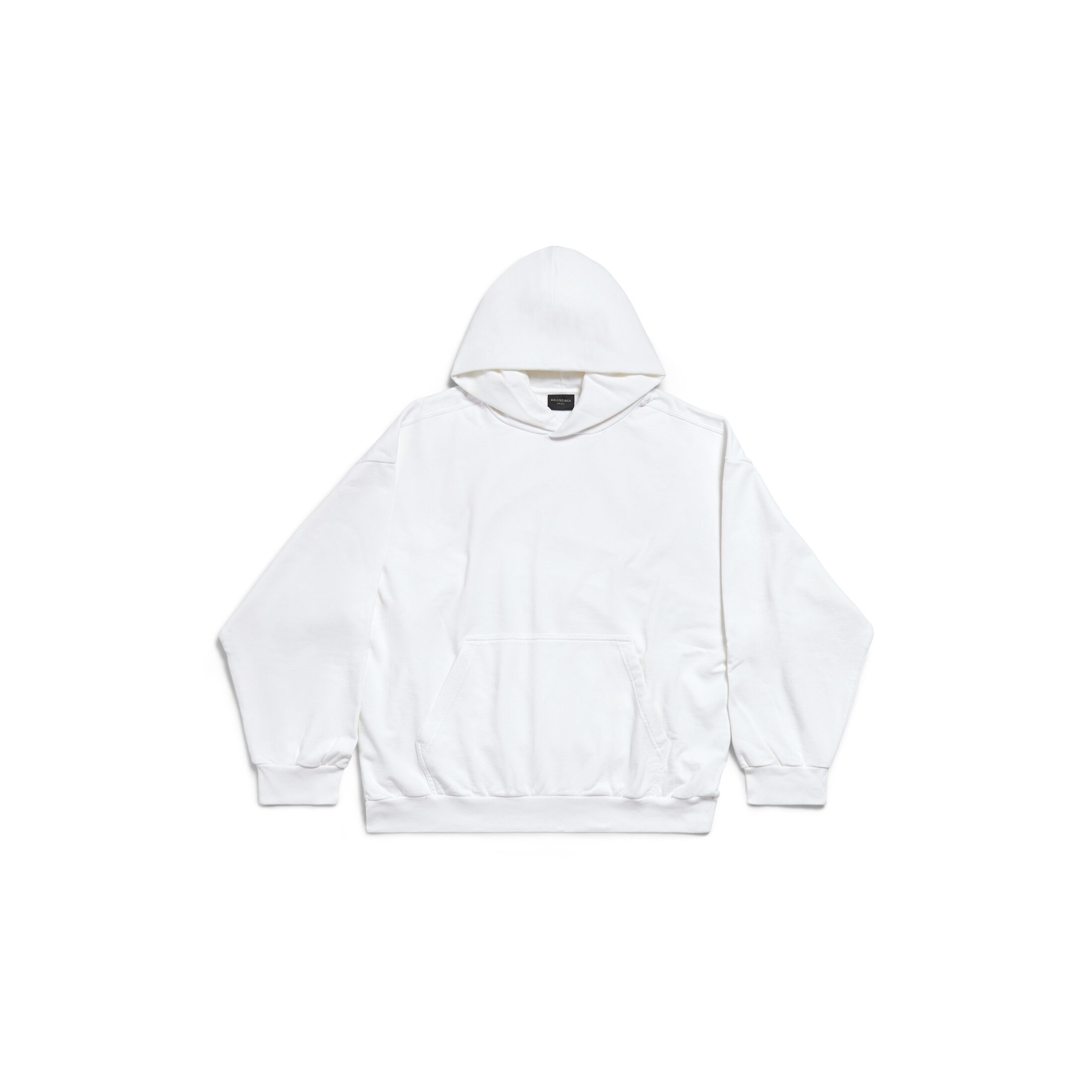 Balenciaga Hand-Drawn Hoodie Medium Fit - White - Woman - S - Cotton