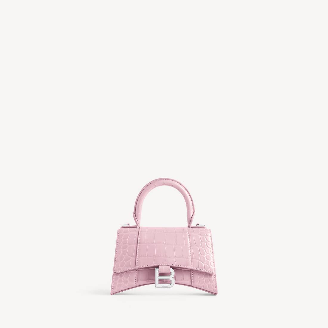 발렌시아가 여성용 아워글래스 핸드백 XS 5928331LR6Y6904