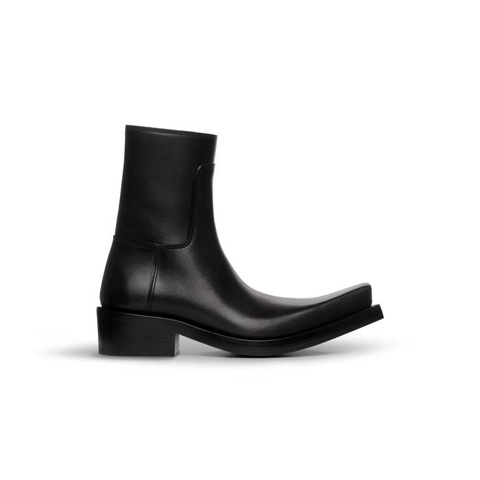 Sale Balenciaga Rim BB Icon leather ankle boots black  MODES