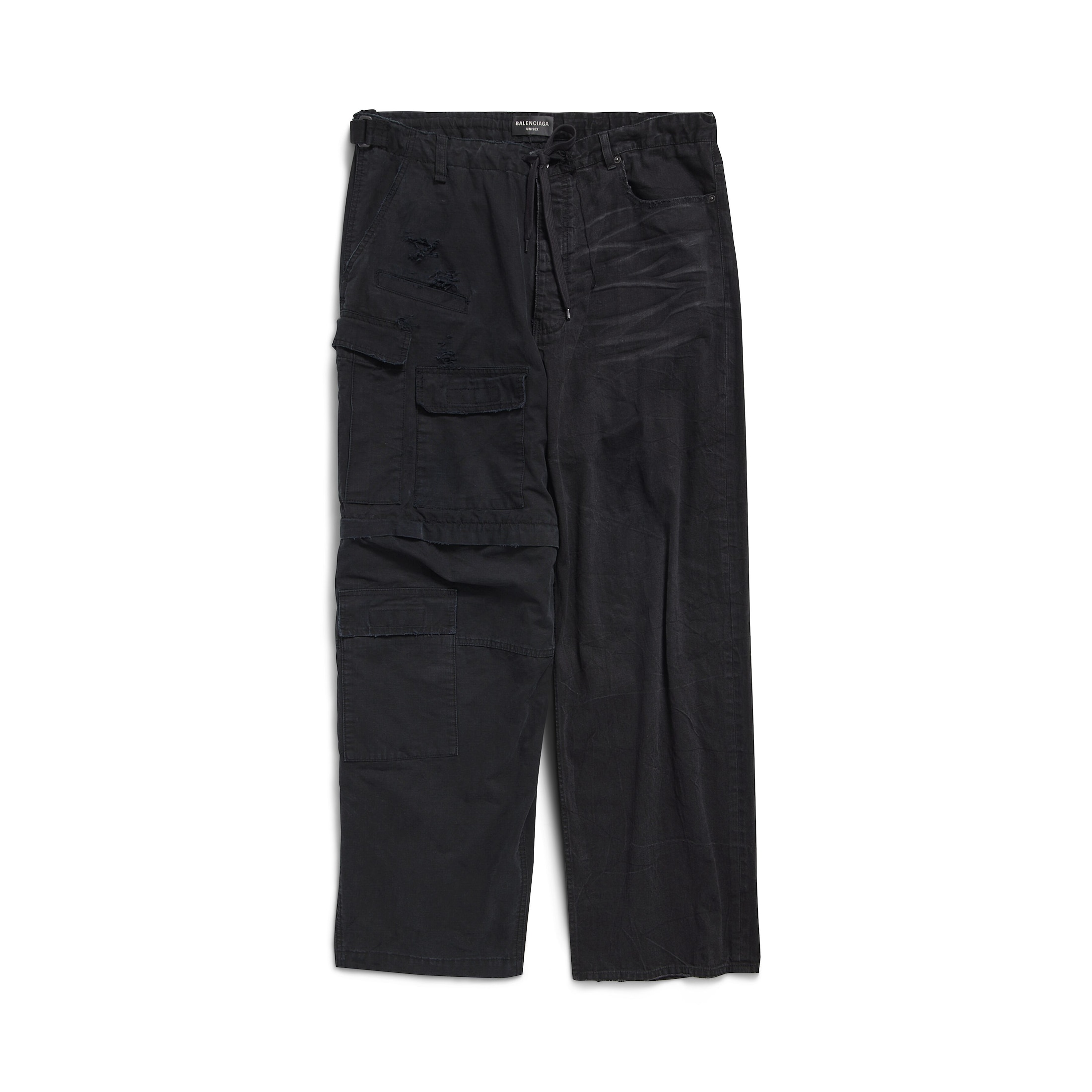 Balenciaga Hybrid Baggy Pants - Black - Unisex - S - Cotton