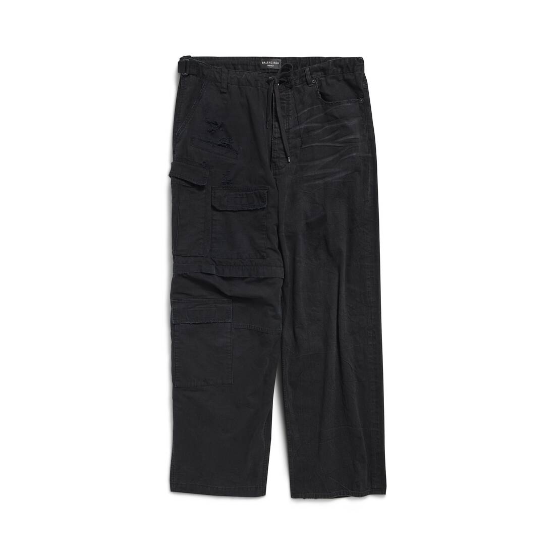 Hybrid Baggy Pants in Black