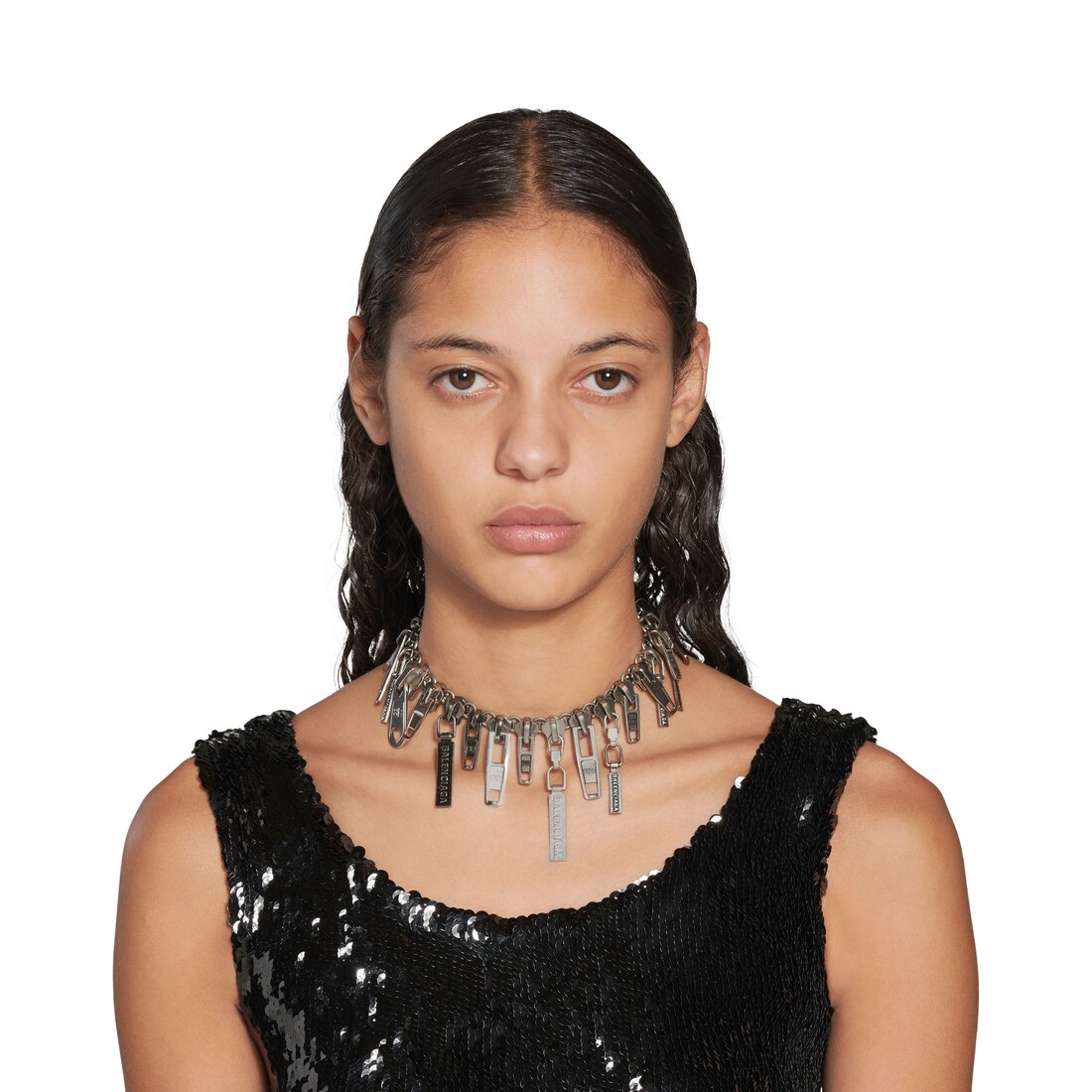 Balenciaga Women's Zip-Up Choker