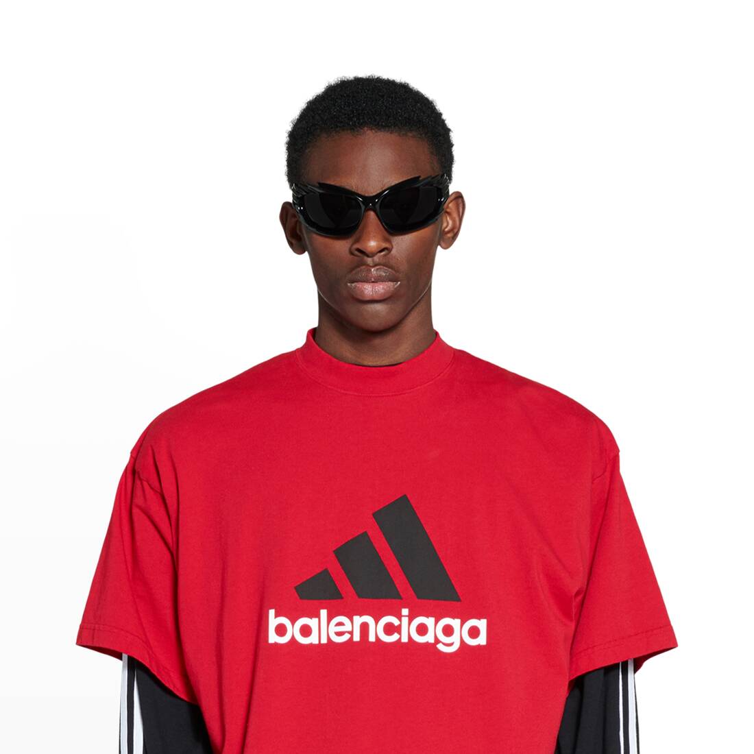 Balenciaga / Adidas Tシャツ Oversized のために メンズ で レッド