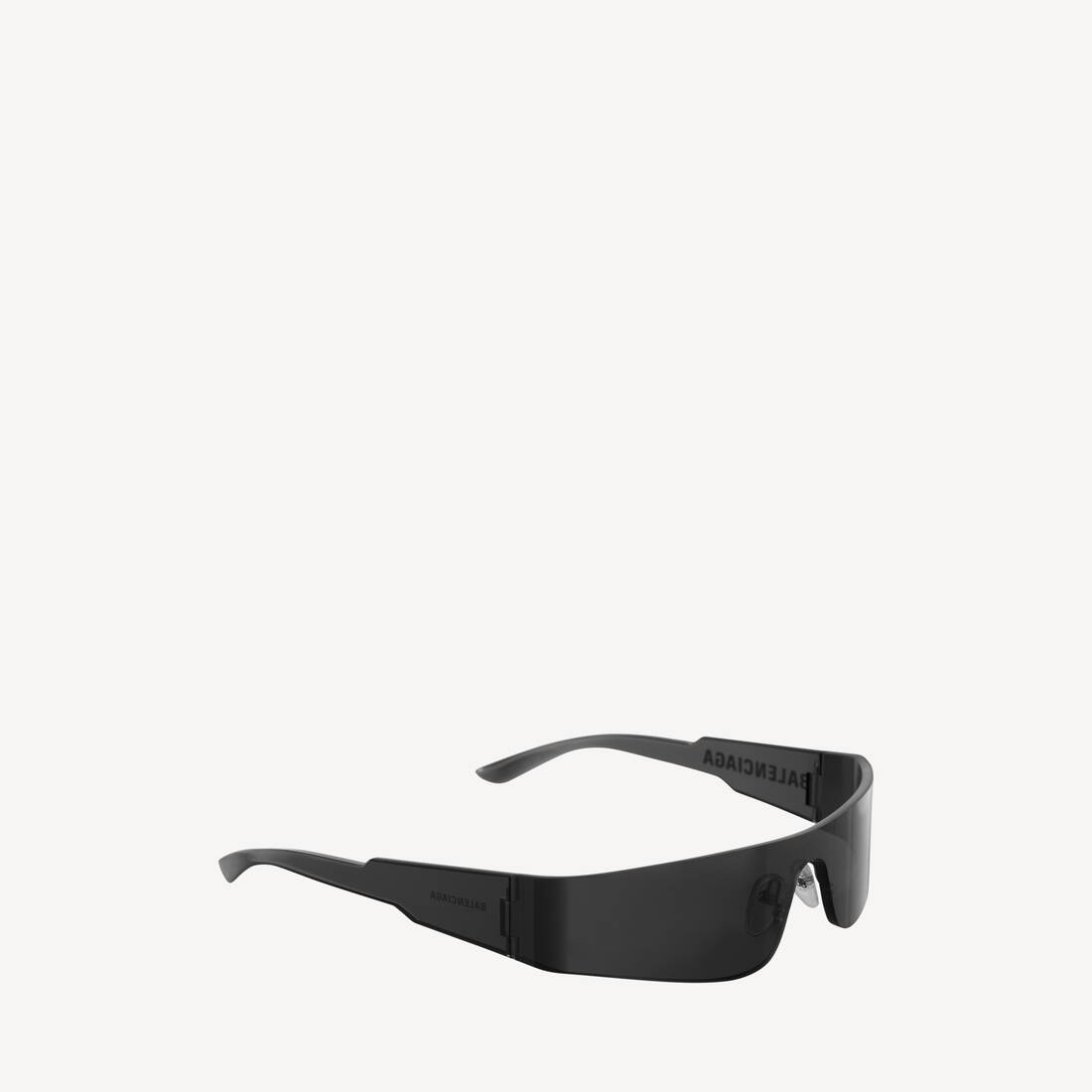 Mono Rectangle Sunglasses in Black Balenciaga US