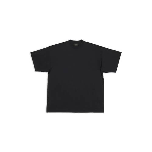 Men's T-shirt Oversized in Black | Balenciaga US