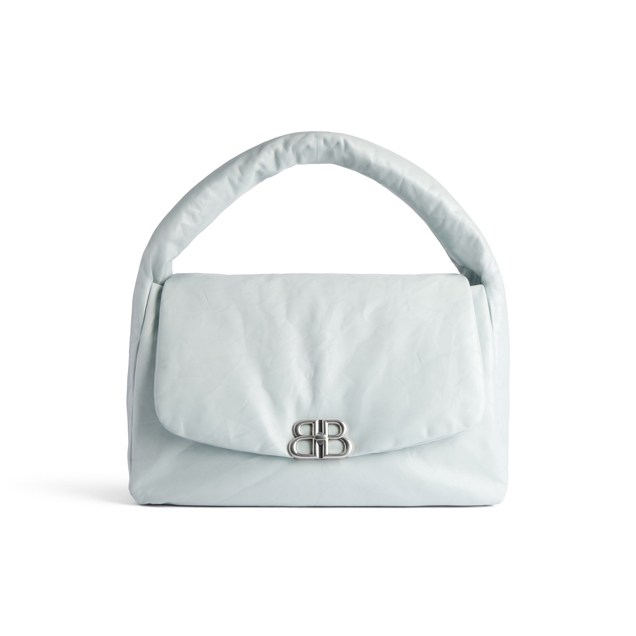 Balenciaga Monaco Large Sling Bag - Blue - Women's - Calfskin