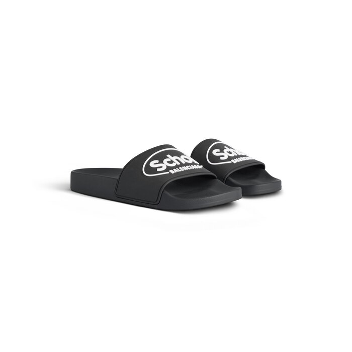 balenciaga i scholl pool slide sandal