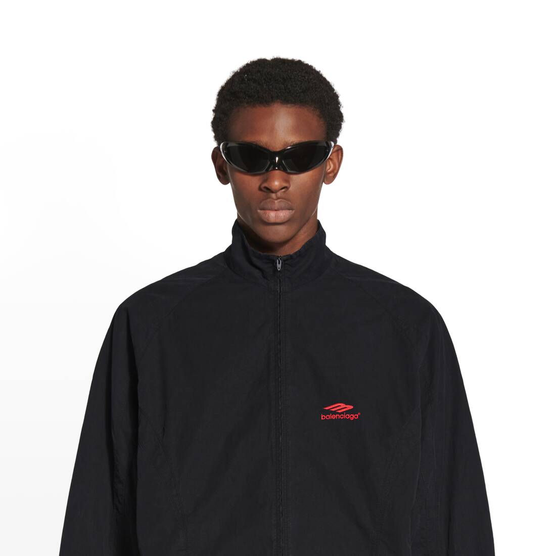 3b Sports Icon Tracksuit Shirt in Black