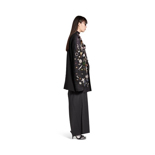 brooches tailored jacket
