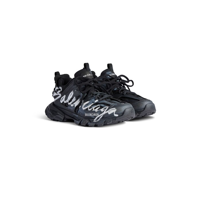 Balenciaga track trainer black on sale