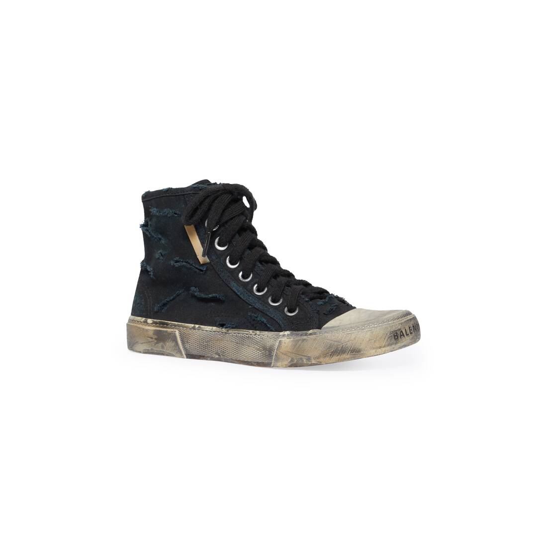 limited edition - paris high top sneaker full destroyed