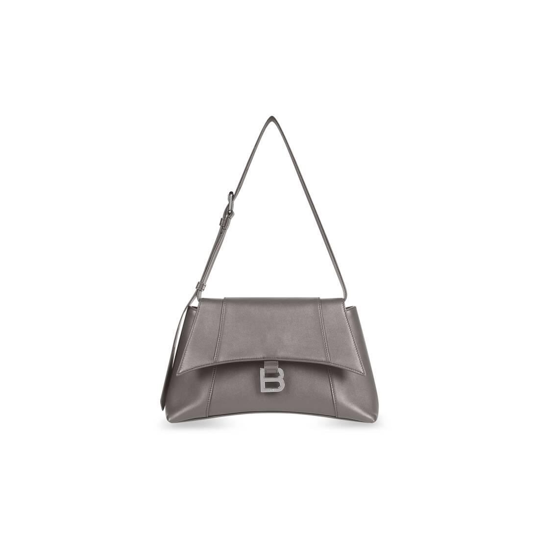 small grey shoulder bag