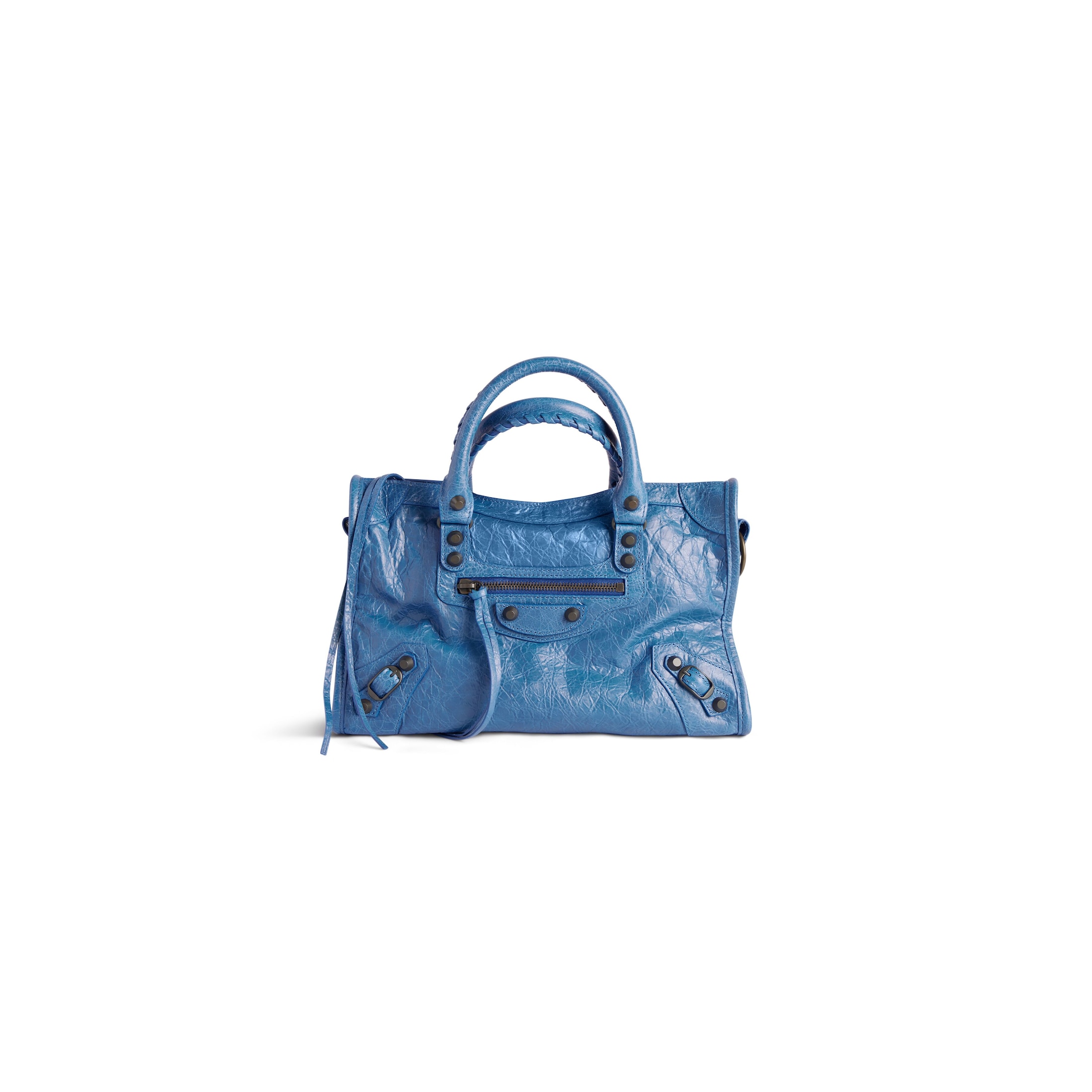 Balenciaga Le City Small Bag - Blue - Woman - Lambskin