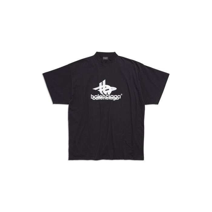 Skater T シャツ オーバーサイズ で 杢ブラック | Balenciaga JP