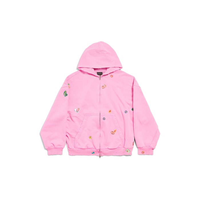 fruity zip-up hoodie regular fit