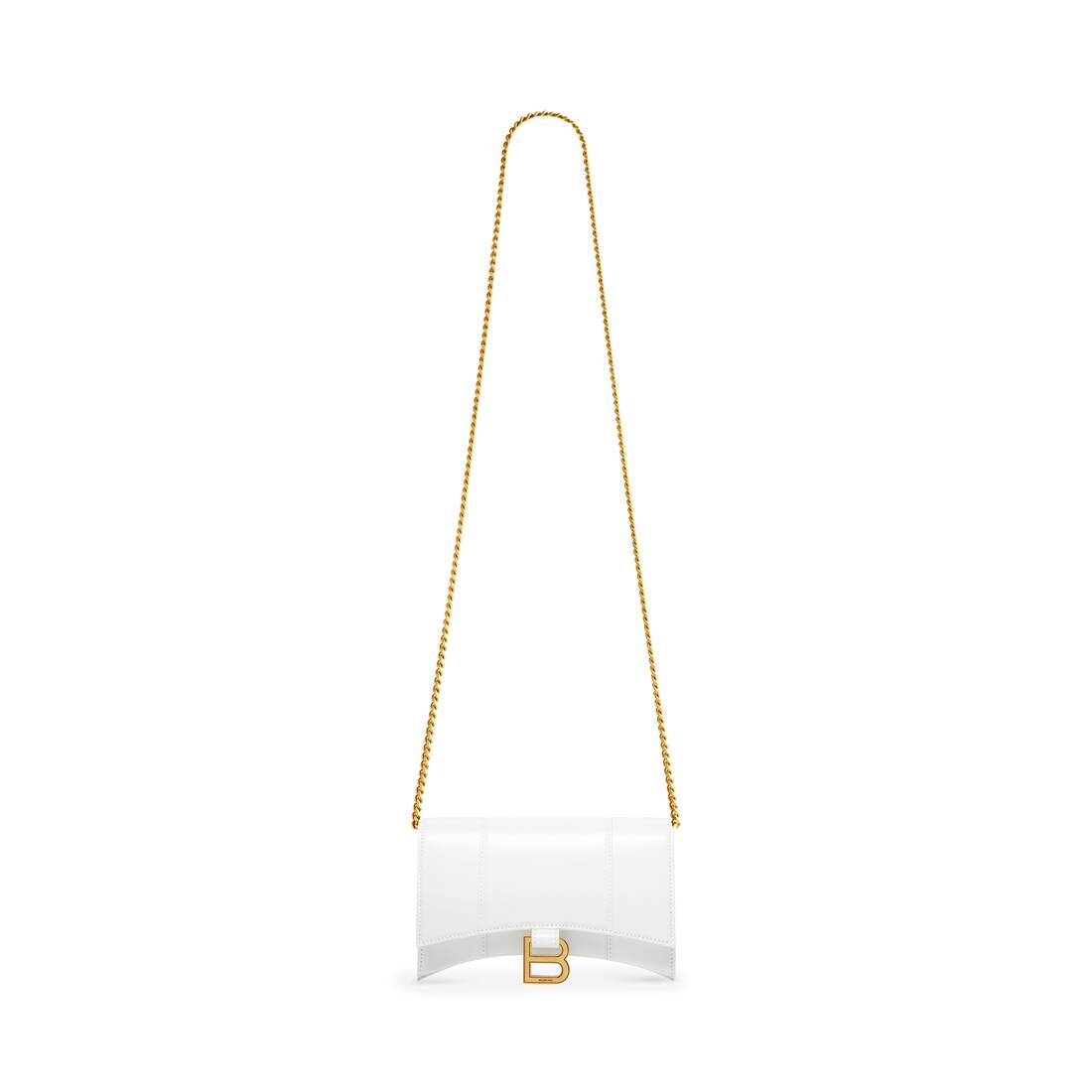 ホワイト の ウィメンズ Hourglass チェーン ミニウォレット ホワイト の ウィメンズ Hourglass チェーン ミニウォレット