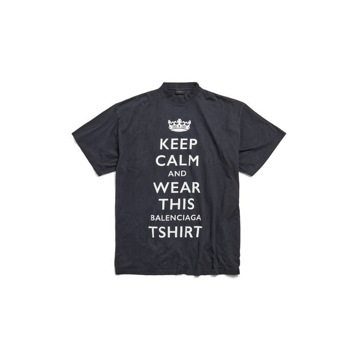 t-shirt keep calm oversize