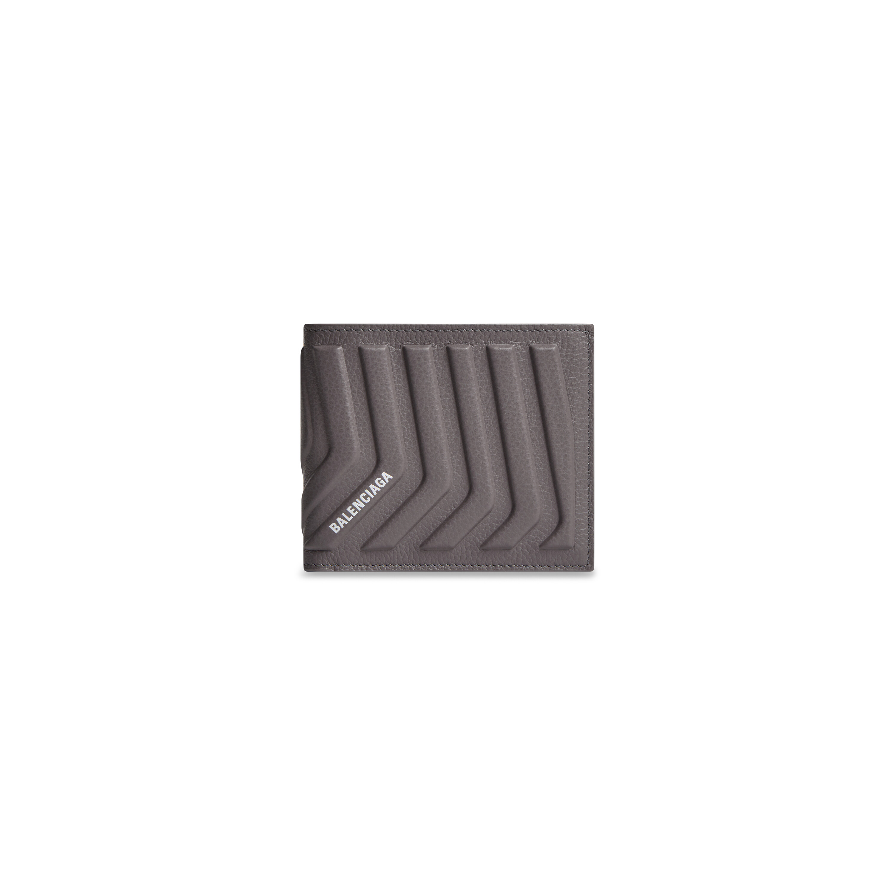 Microbe Reduktion Hylde Men's Car Square Folded Wallet in Dark Grey | Balenciaga US