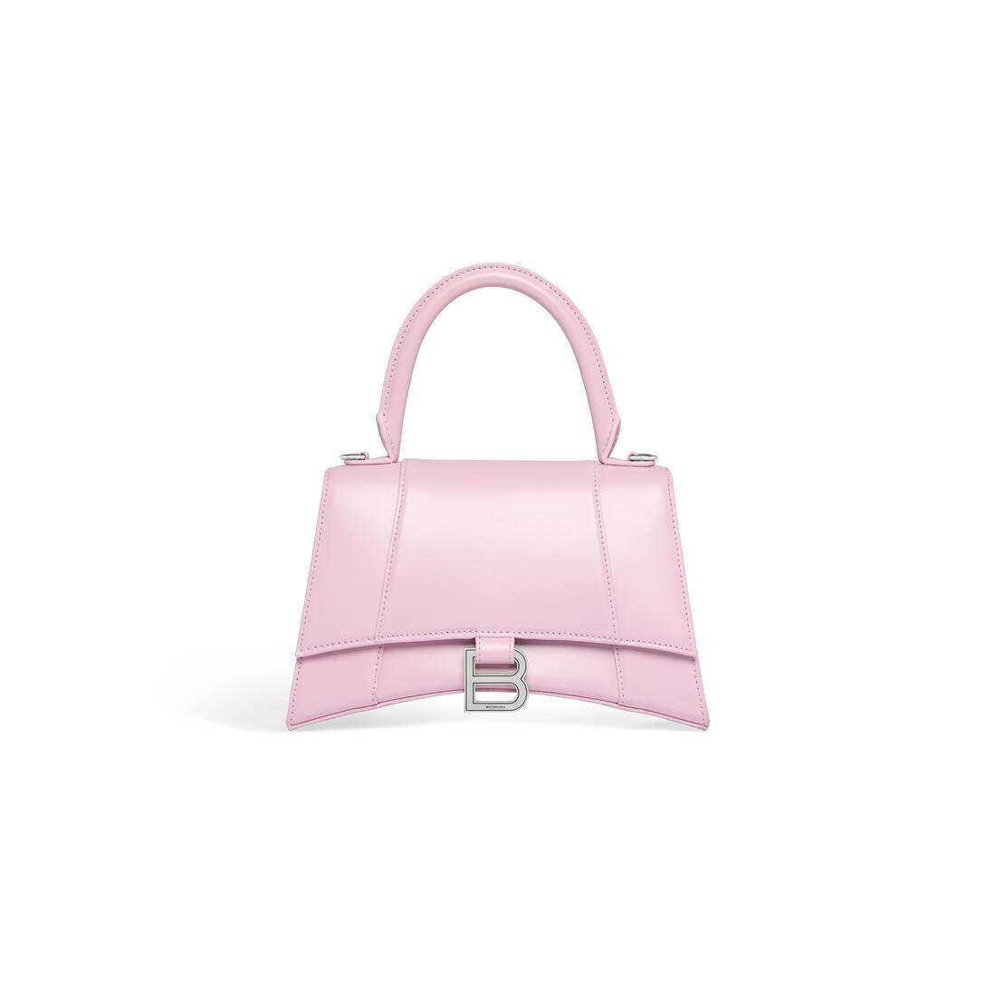 Balenciaga Pink Croc Xs Hourglass Bag  Lyst